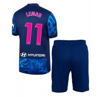 Atletico Madrid Thomas Lemar #11 Koszulka Trzecia dzieci 2024-25 Krótki Rękaw (+ krótkie spodenki)